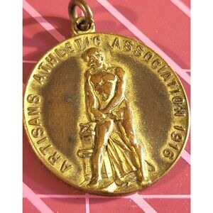 1916 Dieges & Clust Artisans Athletic Association Antique Running Medal Award